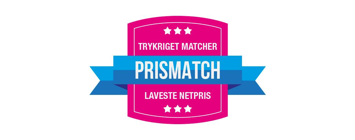 TrykRiget matcher prisen